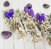 White Sage, Wild Purple Lavender and Silver Dollar Eucalyptus Smudge Mix, Cleaning Sage Bundles,  Eucalyptus and Lavender Smudge - ModernMonaStudio