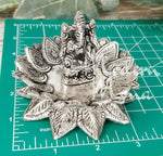 Lotus Ganesh Offering Hands Incense with  Burner - Tibetan Burner - Reiki Incense Burner - Decorative Incense Holders - Offering Hands Plate