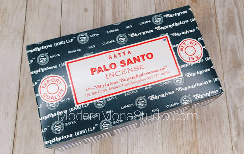 Satya Palo Santo Nag Champa - Original Box Incense Sticks (15 Gram - Palo Santo Incense Sticks - Holy Wood Incense Sticks (1 box per price)