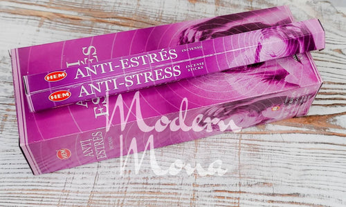 HEM Anti-Stress Incense Sticks - Original Hem Incense Sticks (20 Stick Box), Incense Sticks, Anti Stress Santo HEM Incense