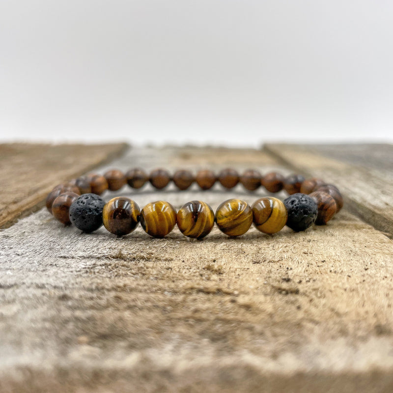 Kingston - Tiger Eye & Tigerskin Sandalwood - ModernMonaStudio