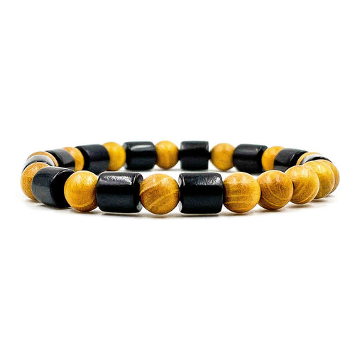 Henley - Yellow Sandalwood & Ebony Blackwood - ModernMonaStudio