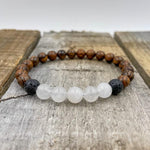 Kingston - Moonstone, Tigerskin Sandalwood, & Lava Rock - ModernMonaStudio