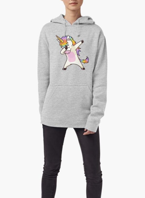 Dabbing Unicorn Shirt Hip Hop Dap Pose WOMEN - ModernMonaStudio
