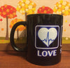 Love Share Pray Icons Mug - ModernMonaStudio