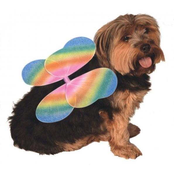 Rainbow Fairy Dog Wings - ModernMonaStudio