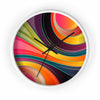 Uniquely You Wall Clock, Multicolor Circular Swirl  - WC02 - ModernMonaStudio