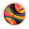 Uniquely You Wall Clock, Multicolor Circular Swirl  - WC02 - ModernMonaStudio