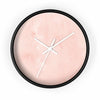 Uniquely You Wall Clock, Peach Marble  - WC04 - ModernMonaStudio