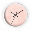 Uniquely You Wall Clock, Peach Marble  - WC04 - ModernMonaStudio