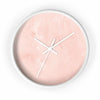 Uniquely You Wall Clock, Peach Marble  - WC04 - ModernMonaStudio