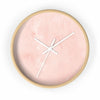 Uniquely You Wall Clock, Peach Marble  - WC04 - ModernMonaStudio