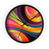 Uniquely You Wall Clock, Multicolor Circular Swirl  - WC02 - ModernMonaStudio