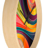 Uniquely You Wall Clock, Multicolor Circular Swirl  - WC02 - ModernMonaStudio