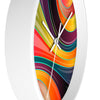 Uniquely You Wall Clock, Multicolor Circular Swirl  - WC02 - ModernMonaStudio