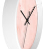 Uniquely You Wall Clock, Peach Marble  - WC04 - ModernMonaStudio