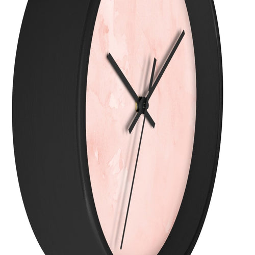 Uniquely You Wall Clock, Peach Marble  - WC04 - ModernMonaStudio