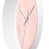 Uniquely You Wall Clock, Peach Marble  - WC04 - ModernMonaStudio